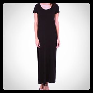 Michael Stars Black T-Shirt Maxi dress